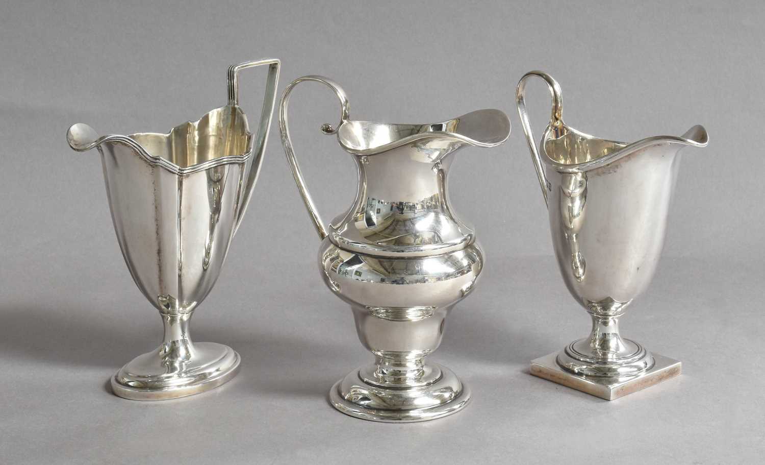 Lot 6 - Three Various Victorian and Later Silver Cream...