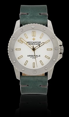Lot 2335 - Meccaniche Veneziane: A Stainless Steel Automatic Centre Seconds Wristwatch