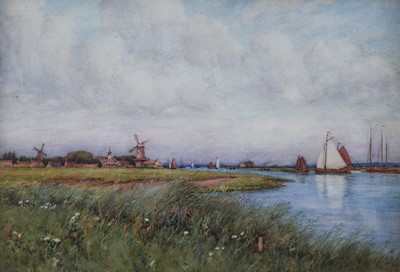 Lot 1028 - John Dobby Walker (1863-1925) Dutch Coastal...