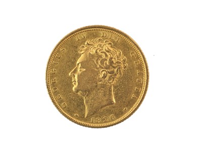 Lot 227 - George IV, Sovereign 1826, obv. bare head...