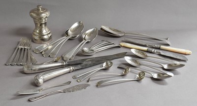 Lot 22 - A Collection of Assorted Silver, comprising:...