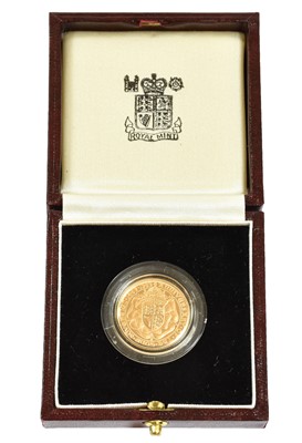 Lot 313 - Elizabeth II, Proof Sovereign 1989, '500th...