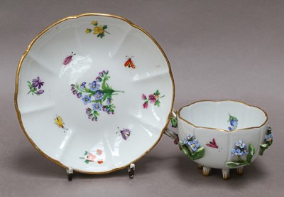 Lot 82 - A Meissen cup and saucer