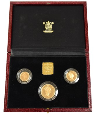 Lot 381 - Elizabeth II, Gold Proof Sovereign 3-Coin Set...