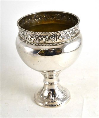 Lot 233 - An Arts & Crafts Chester silver pedestal bowl, Chester 1935