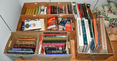 Lot 391 - Eight boxes of books, including the Wizard of...