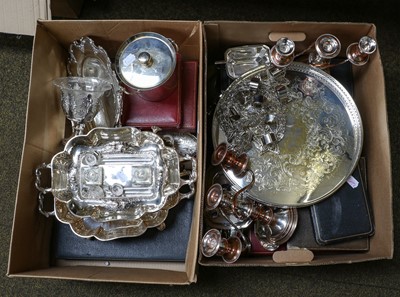 Lot 61 - A Collection of Assorted Silver Plate,...