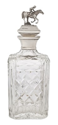 Lot 2315 - An Elizabeth II Silver-Mounted Glass Decanter