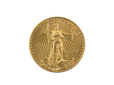 Lot 432 - USA, Gold $25 (½oz) 1997, obv. Liberty facing...