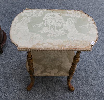 Lot 1145 - A 19th century two-tier occasional table, the...