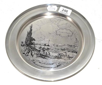 Lot 246 - A silver Henley Regatta plate, Birmingham 1977