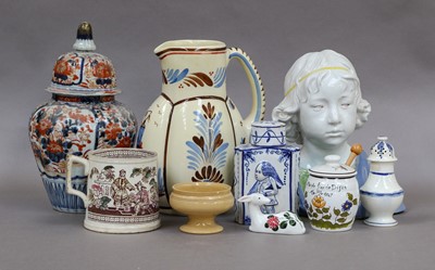 Lot 190 - A group of 19th century and later ceramics and...