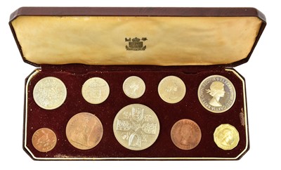 Lot 437 - Coronation of Elizabeth II Proof Set 1953, 10...