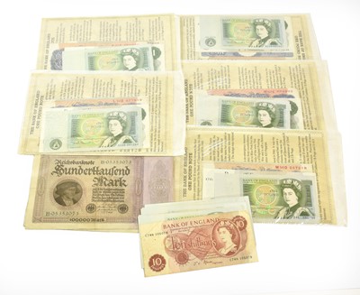 Lot 483 - 5 x Bank of England £1 4-Note Sets, 20 notes...