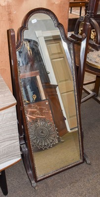 Lot 1198 - A Regency style gilt framed sectional mirror,...