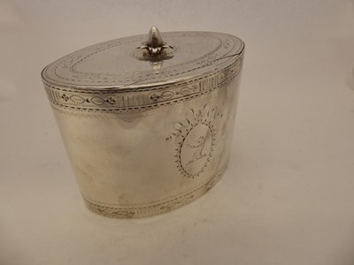 Lot 2188 - A George III Silver Tea-Caddy