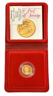 Lot 359 - Elizabeth II, Proof Half Sovereign 1980, obv....