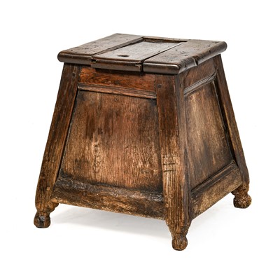 Lot 745 - An 18th Century Joined Oak Irish Salt...