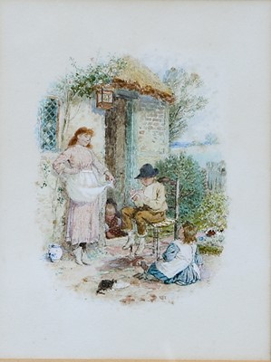 Lot 1011 - After Myles Birkett Foster (1825-1899) Mother...