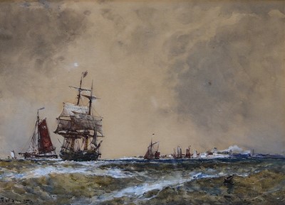 Lot 1003 - Frank Henry Mason (1876-1965) Shipping off a...