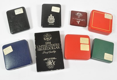 Lot 210 - 8 x Foreign Silver Coins, to include:...