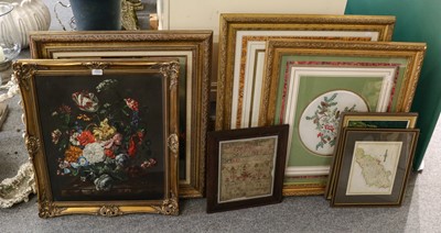 Lot 1059 - A group of decorative furnishing pictures and...