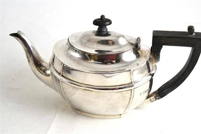 Lot 269 - Silver teapot