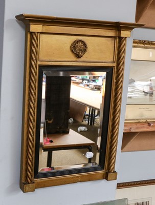 Lot 1278 - A small Regency gilt framed inverted...