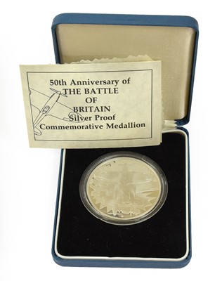 Lot 473 - Battle of Britain, 50th Anniversary Silver...