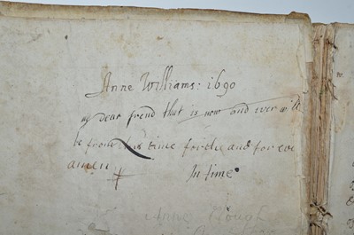 Lot 162 - Recipe Book A late 17th to early 18th century...