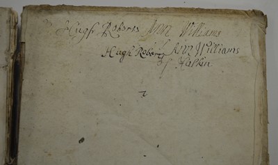Lot 162 - Recipe Book A late 17th to early 18th century...