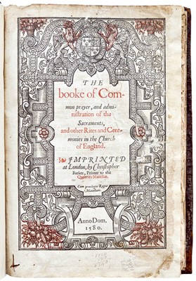 Lot 47 - Common Prayer The Booke of Common Prayer, and...