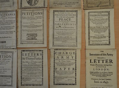 Lot 42 - Civil War Pamphlets Fairfax (Lord), A...