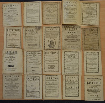 Lot 42 - Civil War Pamphlets Fairfax (Lord), A...