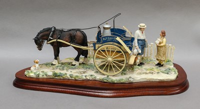 Lot 1051 - Border Fine Arts 'Daily Delivery' (Milkman with Horse-Drawn Cart)