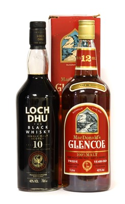 Lot 5222 - Loch Dhu 'The Black Whisky' Single Malt 10...