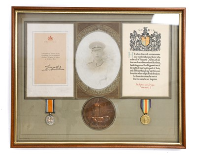 Lot 2022 - A First World War Casualty Group, comprising...
