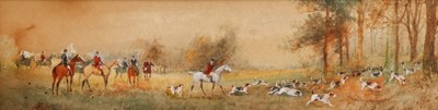 Lot 1049 - Arthur Willett (1868-1951) "Running out of...