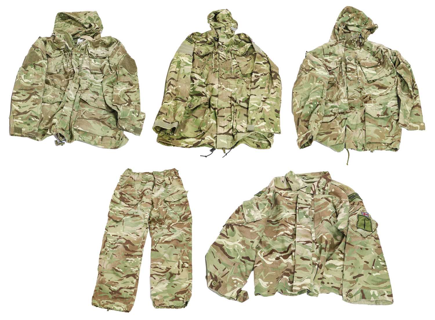 Lot 2243 - Three British Army Windproof Multi-Terrain...