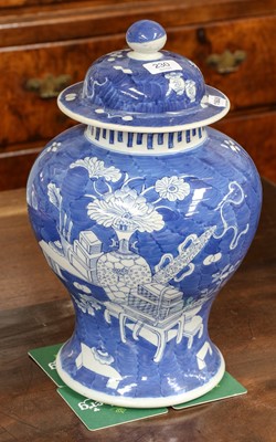 Lot 230 - A 20th century Chinese blue and white...