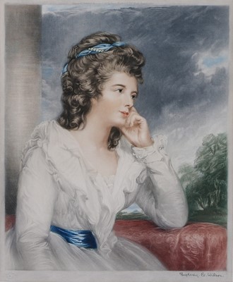 Lot 1042 - After Sydney E Wilson 
Portrait of an elegant...