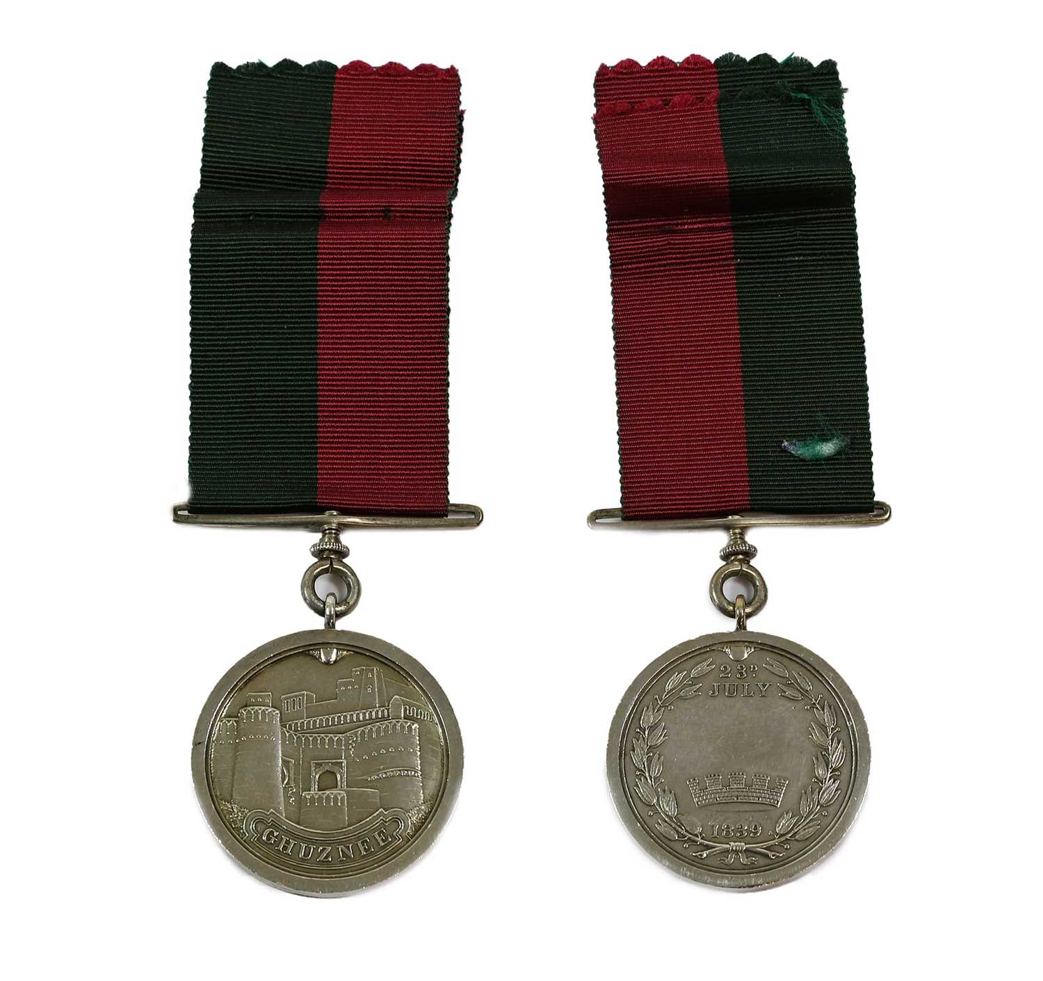 Lot 2008 - A Ghuznee Medal, 1839, un-named as issued