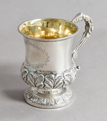 Lot 8 - A William IV Silver Christening-Mug, Possibly...