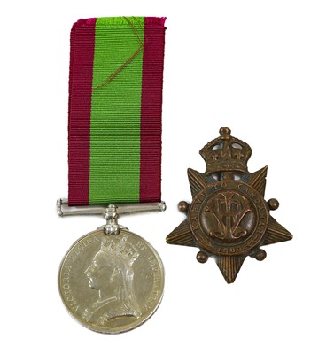 Lot 4 - An Afghanistan Medal 1881, awarded to 58B/3...