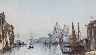 Lot 1029 - After Paul Marney (1829-1914) "Grand Canal,...