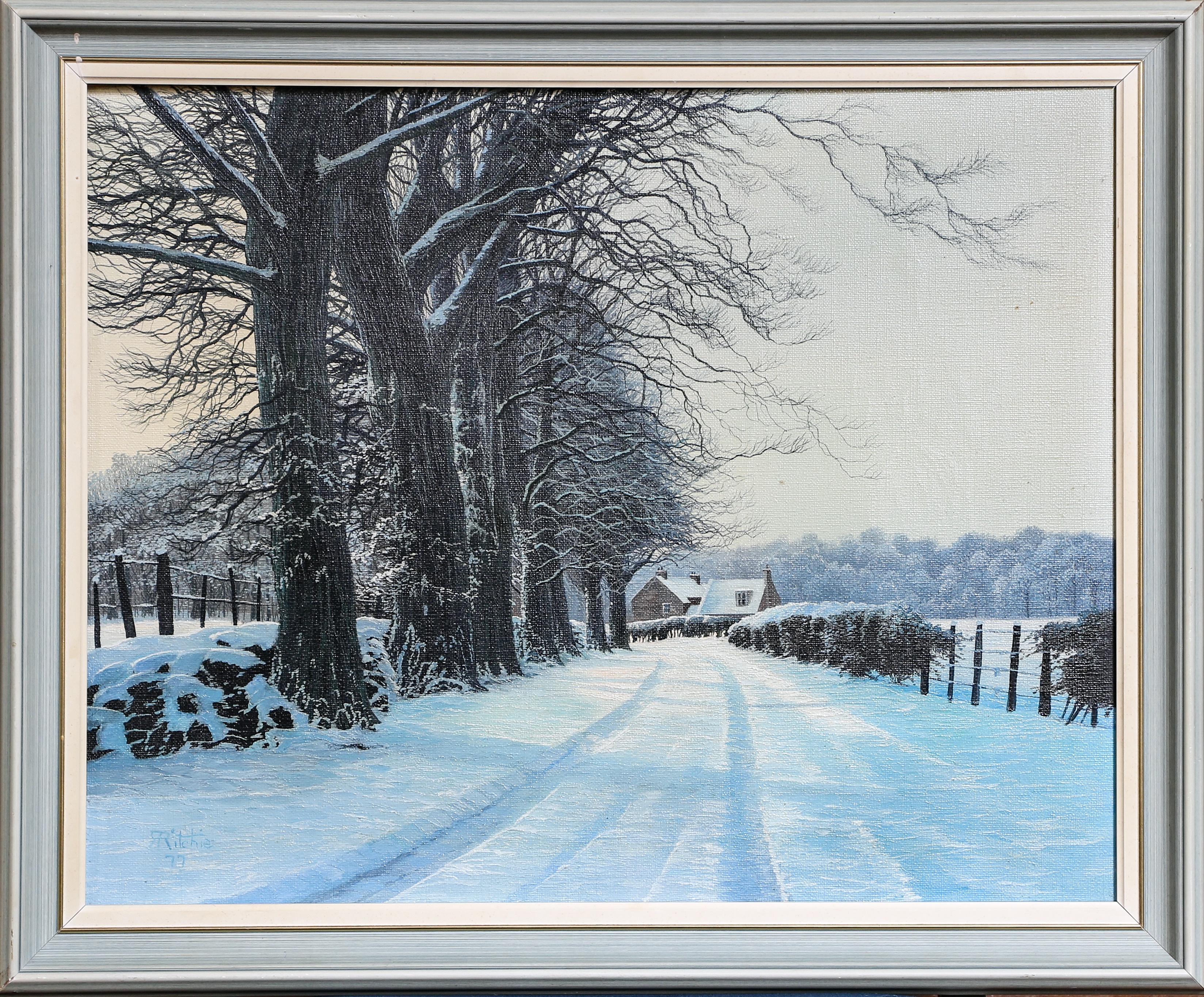 Robert Ritchie Signature Lot 1025 - Robert Ritchie (1934-2002) Snow-covered