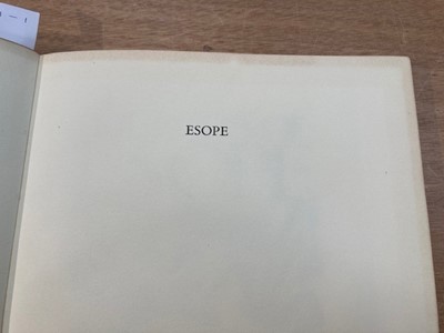 Lot 2035 - Aesop. The Fables of Esope, translated out of...