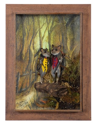 Lot 186 - Taxidermy: Anthropomorphic "Gamekeeper Mouse...