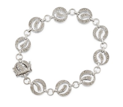 Lot 2093 - A Diamond Bracelet