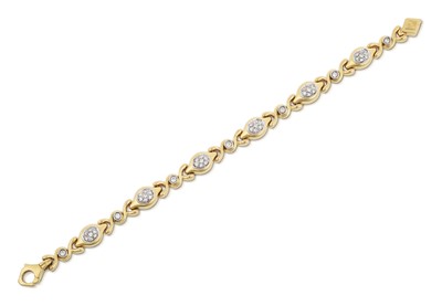 Lot 2260 - A Diamond Bracelet